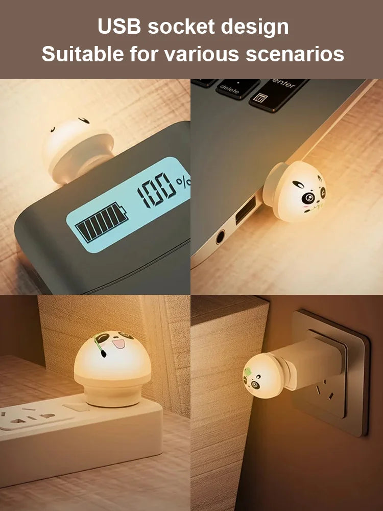 Intelligent voice-activated eye protection night light