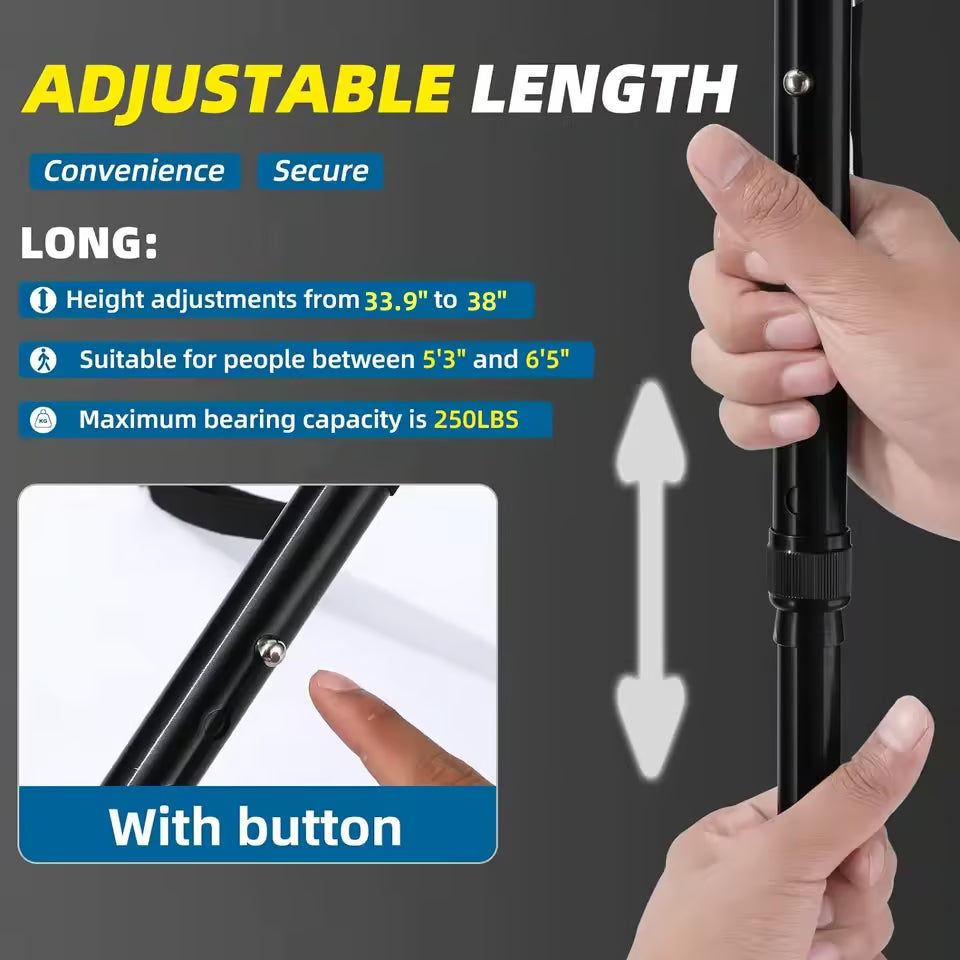 🔥Last Day Sale 49% OFF🔥Multifunctional Folding Elderly Cane🦯