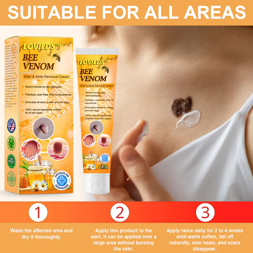 šLOVILDS⢠Bee Venom Wart & Tag Removal Cream(šØāāSuitable for all skin types)š(š„BUY 1 GET 1)
