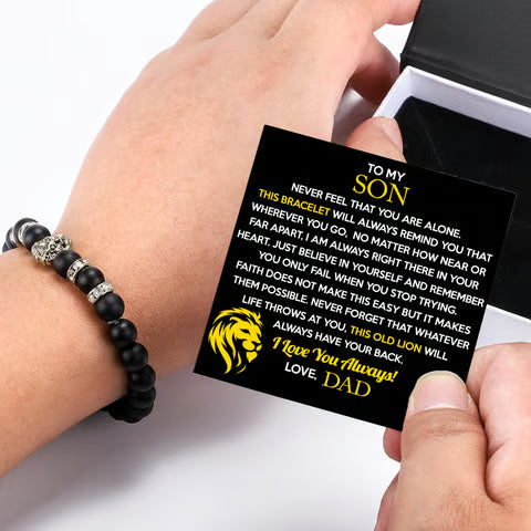 Lion Bracelet - Son Dad