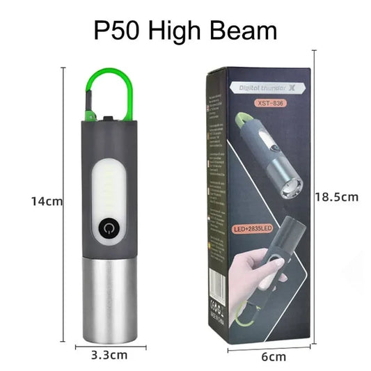 multi-functional strong light flashlight