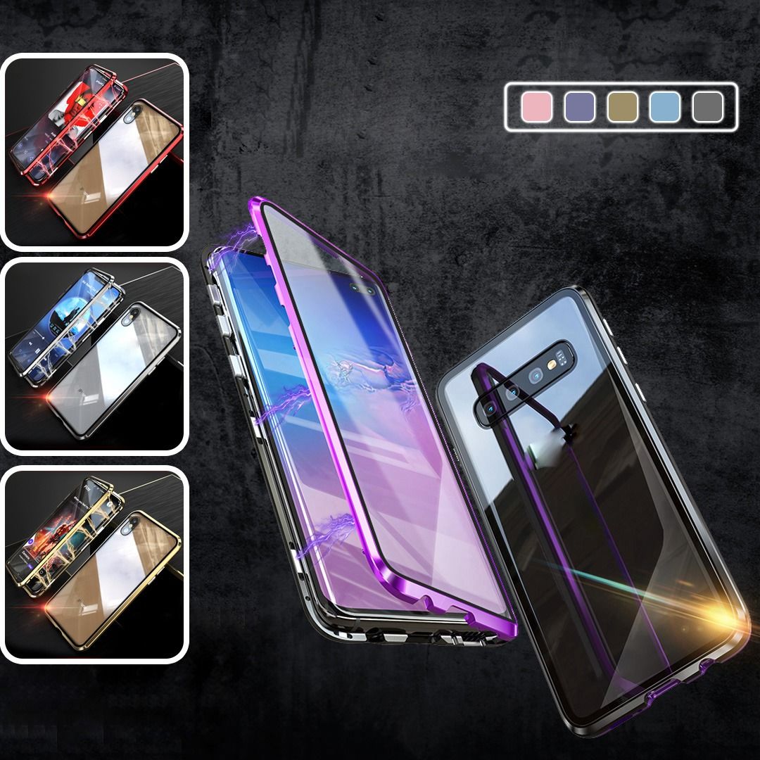 🔥Hot Sale 🔥 Magnetic Tempered Glass Double-sided Phone Case For Samsung