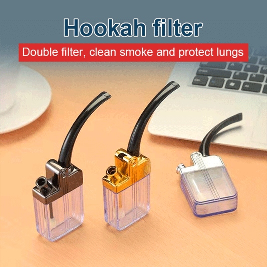 Three-purpose hookah filter