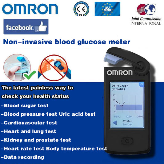 OMRON New Product - non-invasive blood glucose meter