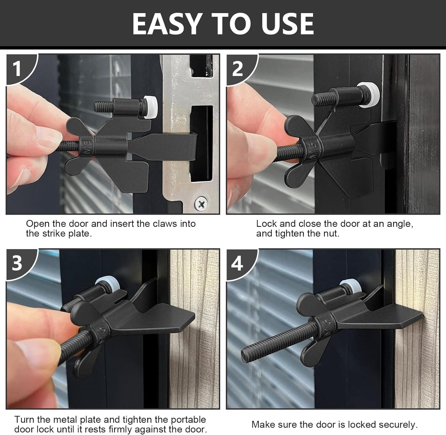 Remifa™ The Carry On Safety Door Lock PRO