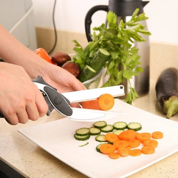 Clever Cutter - 2 in 1 Kitchen Knife / Cleaver Cutters