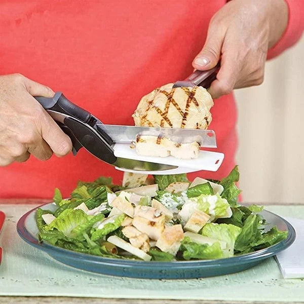 Clever Cutter - 2 in 1 Kitchen Knife / Cleaver Cutters