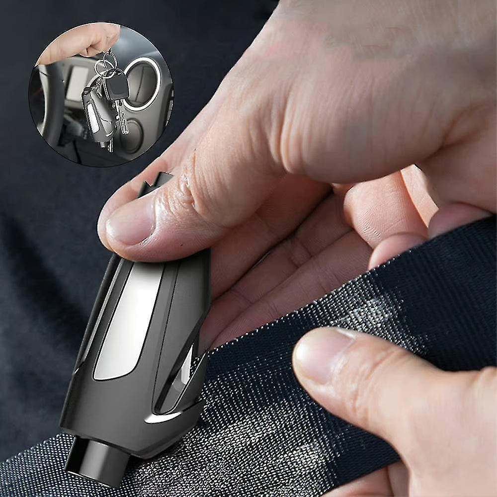 🔥2-in-1 Emergency Window Breaker & Seatbelt Cutter