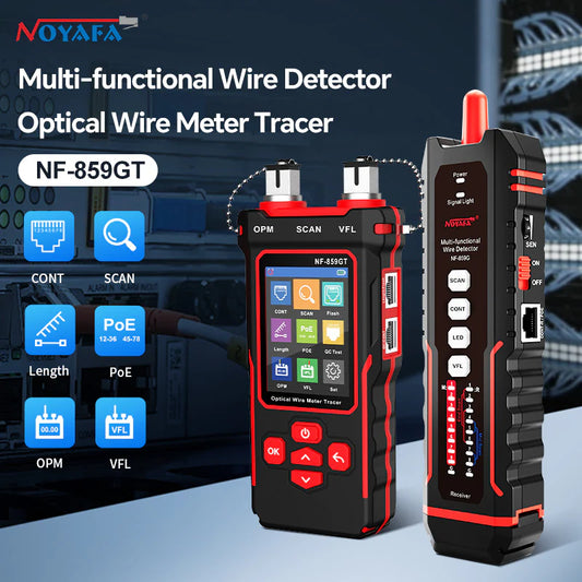 [New Arrival] NOYAFA NF-859GT Ethernet & Fiber Multi Cable Tester