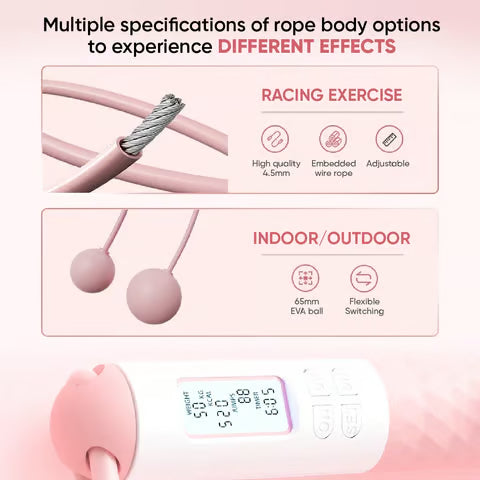 🔥Skipping Rope with Counter (Gravity Ball with/without Rope)