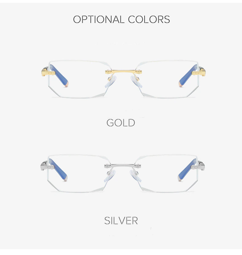 2022 NEW Rimless Reading Glasses Anti Blue Ray Lightweight Presbyopic Glasses 【HOT SALE-48%OFF🔥🔥🔥🔥🔥】