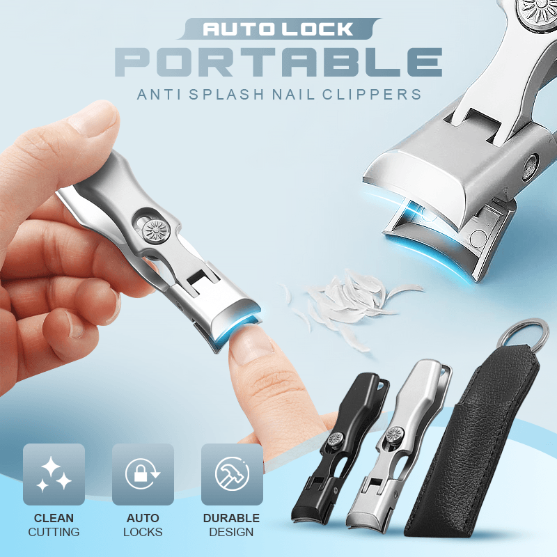 Auto Lock Portable Anti Splash Nail Clipper