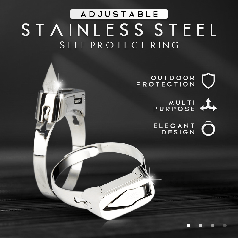 Adjustable Stainless Steel Self Protect Ring