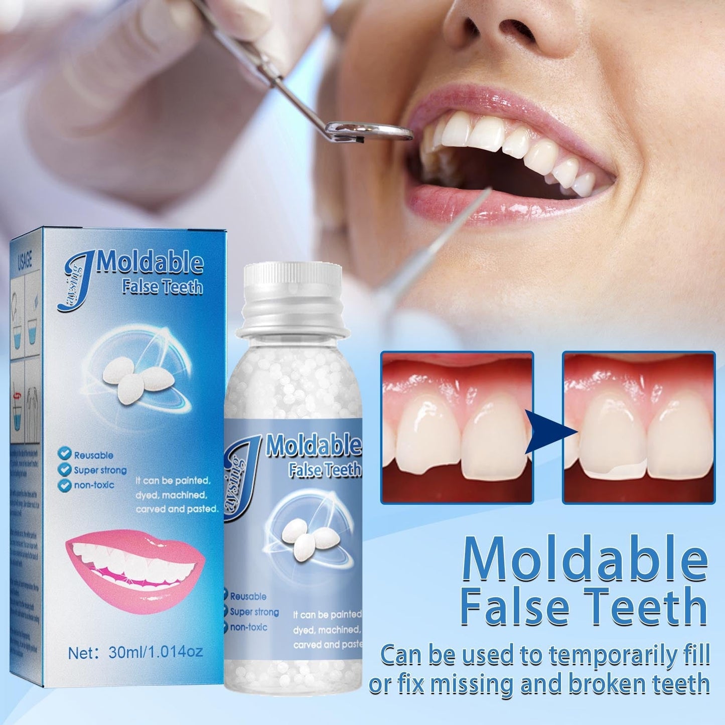 Tooth Repair Granules【3 Day Delivery&Cash on delivery-HOT SALE-48%OFF🔥】