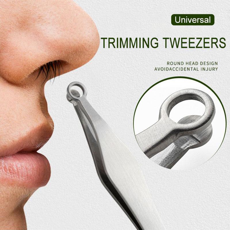 Universal Nose Hair Trimming Tweezers【😊New Year Promotion- SAVE 40% OFF😊】