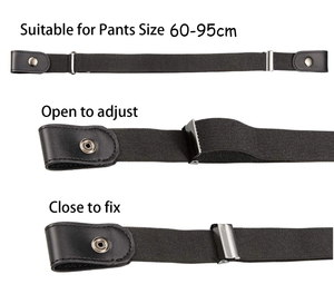 BUCKLE-FREE WAIST BELT FOR JEANS PANTS